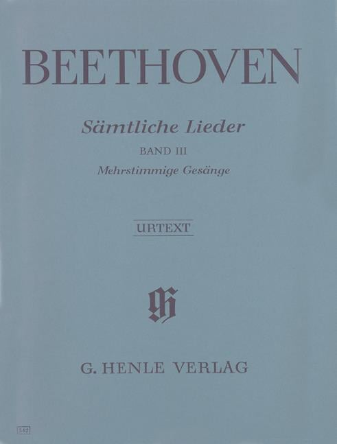 Lieder Vol. 3 (Urtext)